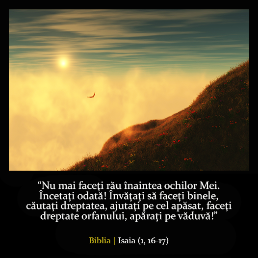 Isaia, Capitolul 1, 16-17